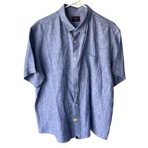 UNTUCKit Blue Casual Button Down Shirt